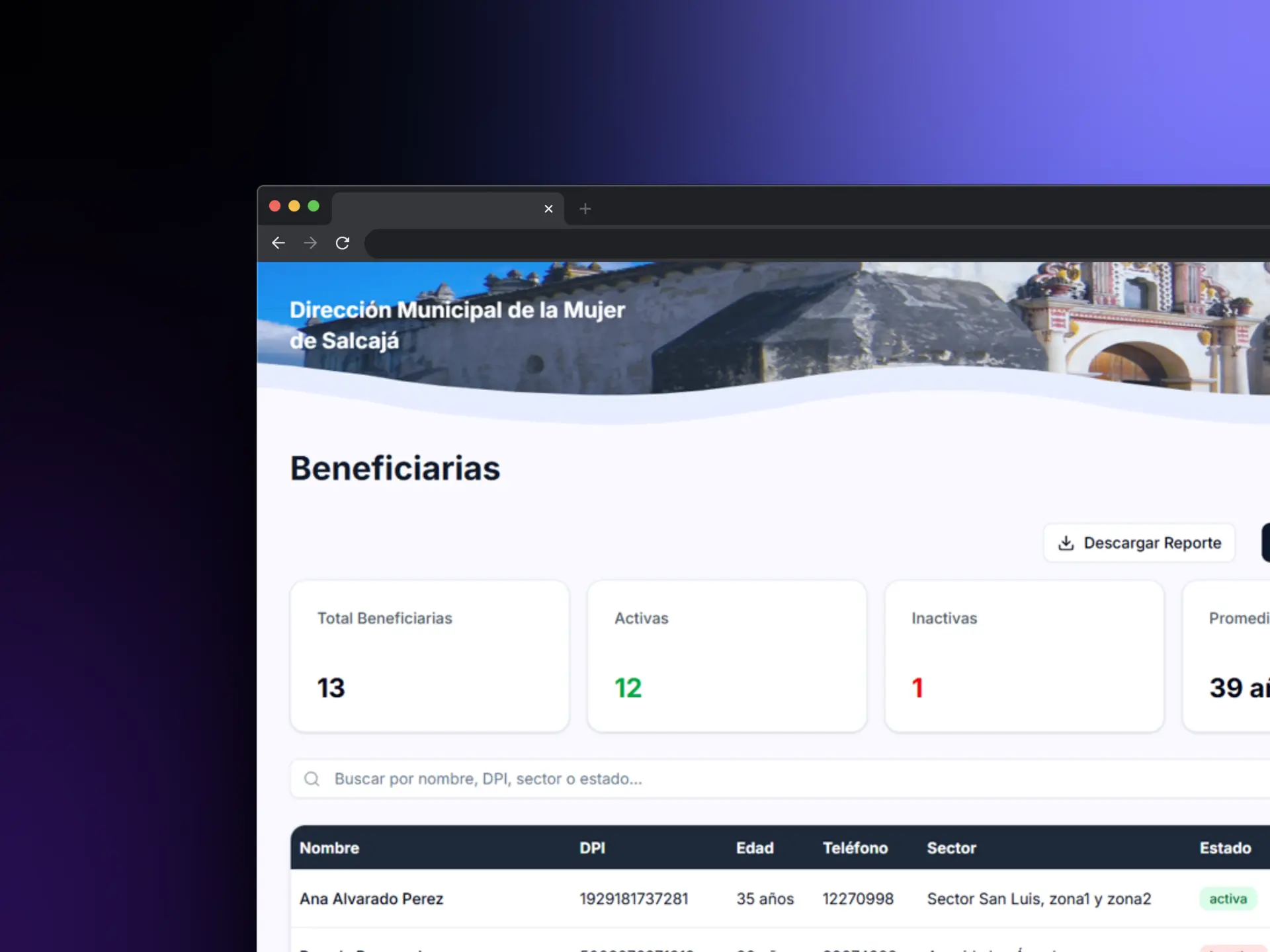 Screenshot of cuentos website